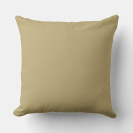 Khaki enfärgad, Enkel, Modern, Trendig Kudde