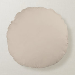 Khaki enfärgad, Kuddar, Modern, Enkel, Elegant Rund Kudde