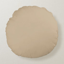 Khaki enfärgad, kudde, enkel, modern, neutral rund kudde