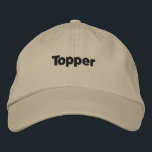 Khaki Färg Topper Text Namn Anpassningsbar Broderad Keps<br><div class="desc">Topper Text Namn med Oesco blockerar typsnitt Hats eller Caps Black färg,  Khaki färg Hat Det är mycket användbart för skolklassens eller College studenter Class Topper från skolan eller College Nice och Coola Hats för Studenter</div>