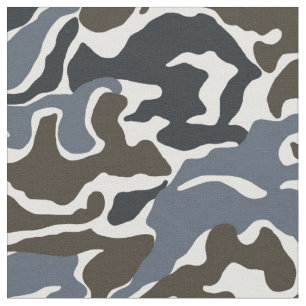 Khaki Grått Camo Military Fabric Tyg