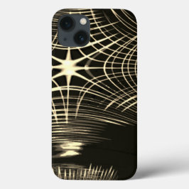 Khaki linjer som upprepas i våg och korsas