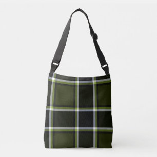 Khaki Military Modern Camouflage Tartan Mönster Axelväska