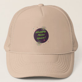 Khaki New Years Hat Keps