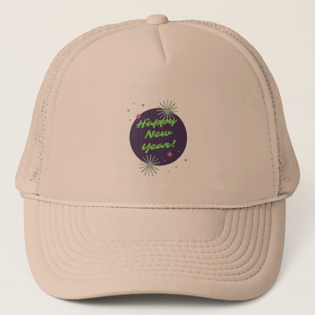 Khaki New Years Hat Keps (Framsida)