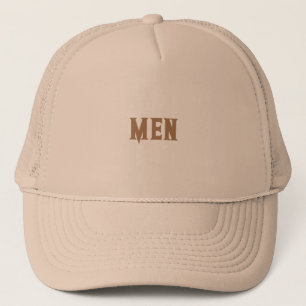 Khaki och Khaki Färg Stilig Pojkar Mäns Män Text Keps