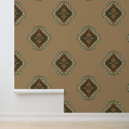 Khaki Och Sälbrun Boho Jordnära Vibrationer - Diam