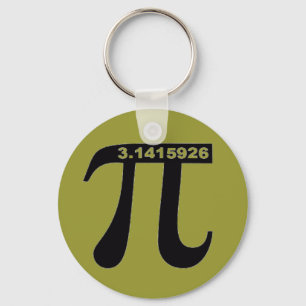 Khaki Pi Keychain Nyckelring