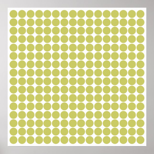 Khaki Safari Dot Poster (Framsidan)