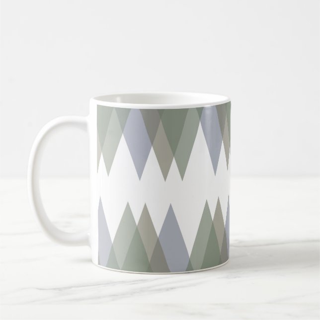 Khaki triangles kaffemugg (Vänster)