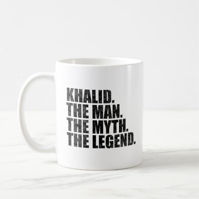Khalid Namn, Khalid Mannen Myten Legenden Kaffemugg (Vänster)