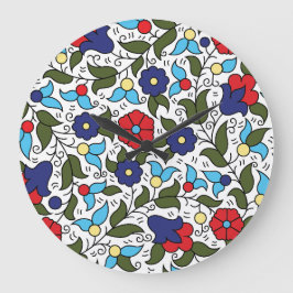 Khalil Hebron Mitten Östra Ceramic Inspired Stor Klocka