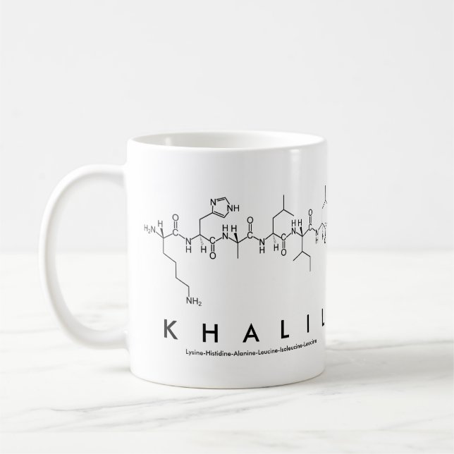 Khalil peptide namn mugg (Vänster)