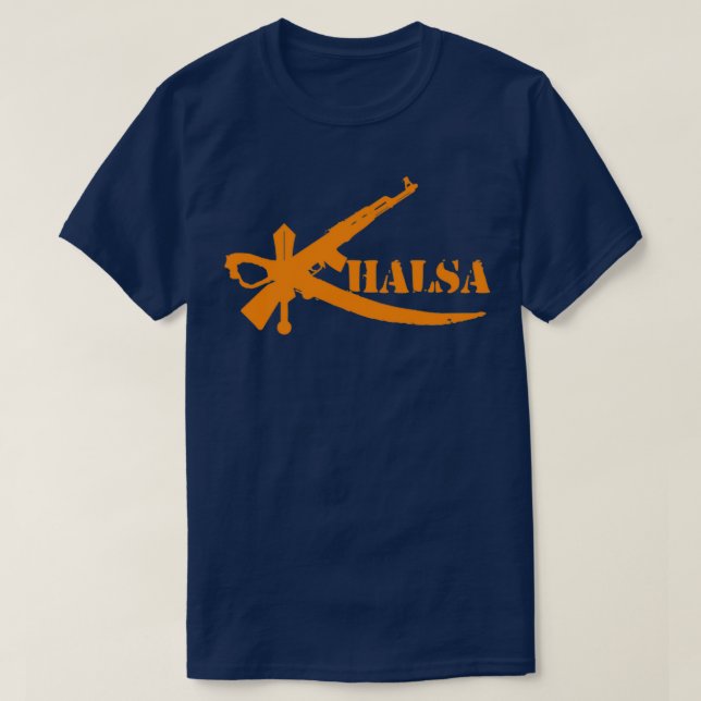 Khalsa AK47 T Shirt (Design framsida)