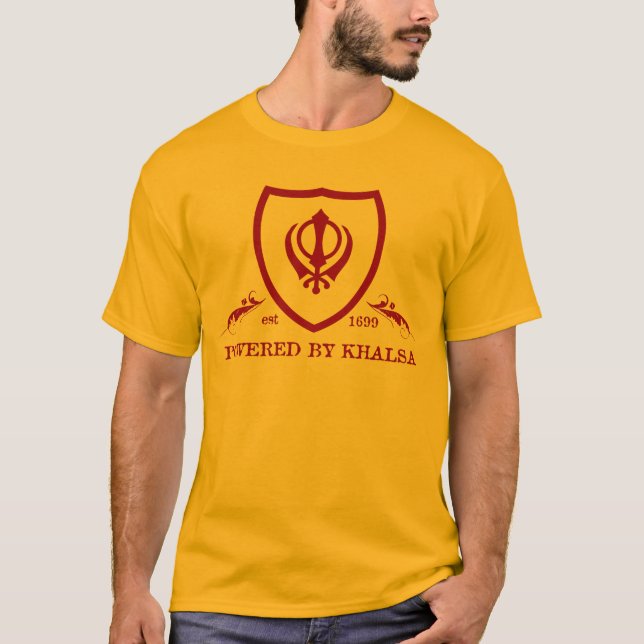 Khalsa - orange T-tröja Tröja (Framsida)