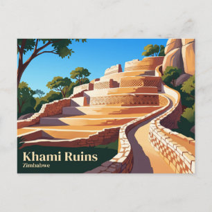 Khami-ruinerna Zimbabwe Vykort