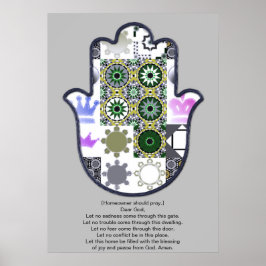 Khamsa Hand Poster Design 1 Owner