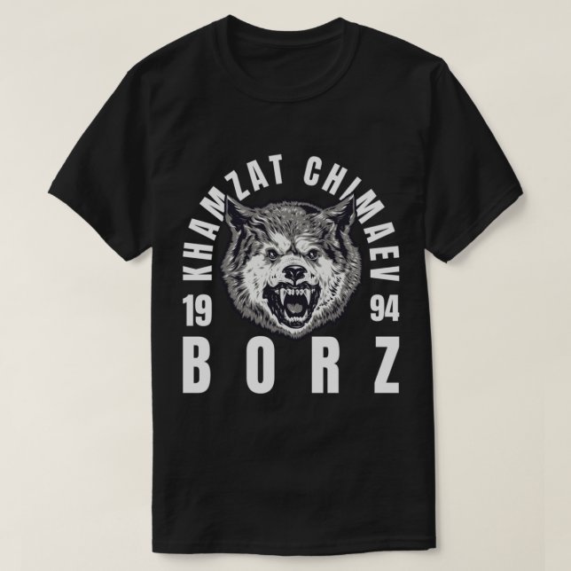 Khamzat Borz Chimaev T Shirt (Design framsida)
