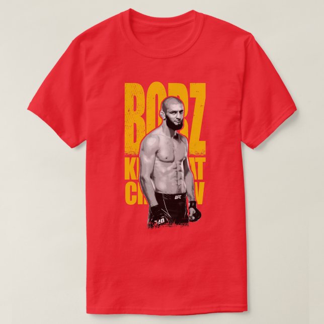 Khamzat Chimaev 1 T Shirt (Design framsida)