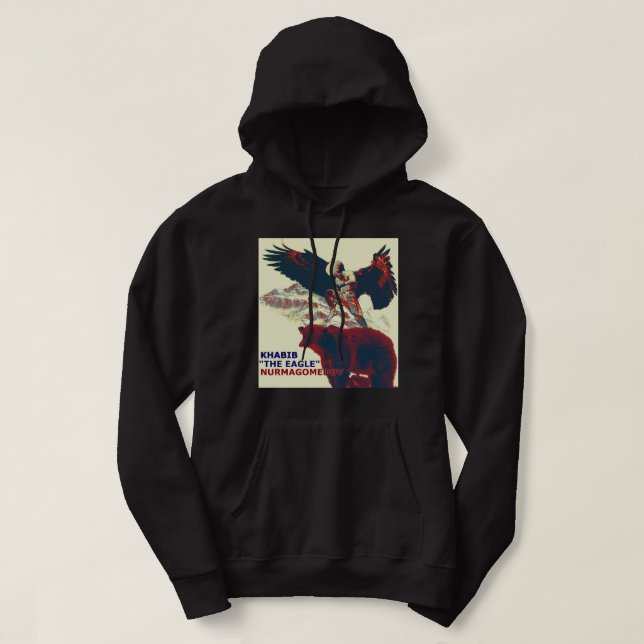 Khamzat Chimaev   &amp;quot;VARG&amp;quot; Cla Hoodie (Design framsida)