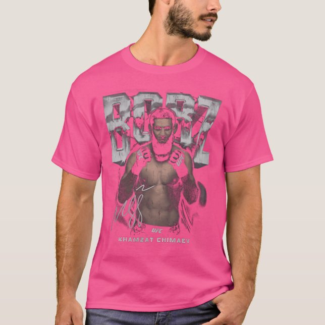 Khamzat Chimaev Borz Vargen Mma T Shirt (Framsida)