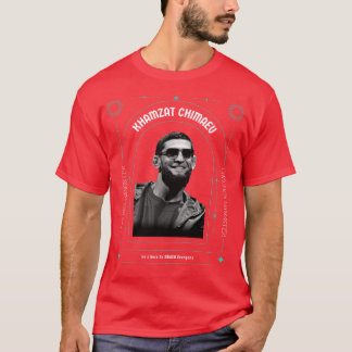 Khamzat Chimaev Tjetjenien Gangster MMA Fighter T Shirt