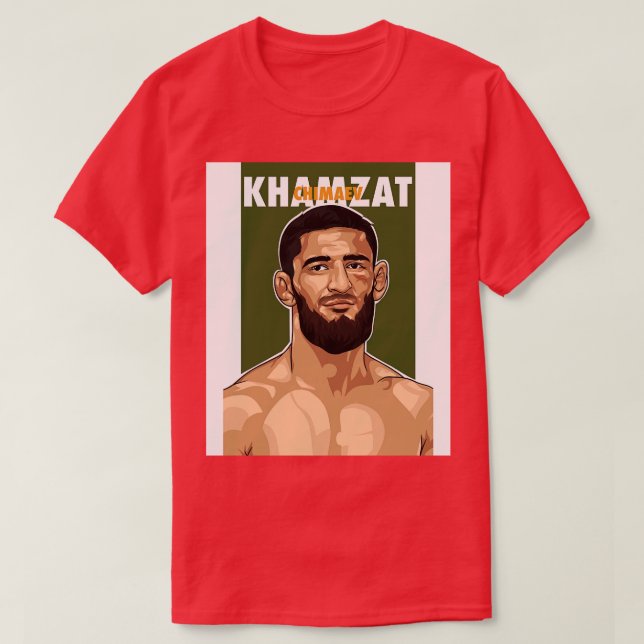 Khamzat Chimaev TShirt T Shirt (Design framsida)