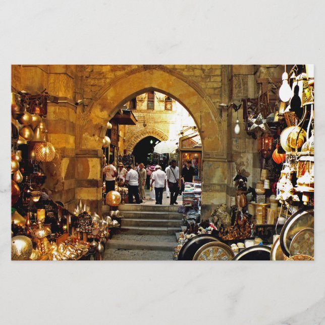 Khan al-khalili-marknad brevpapper (Framsida)