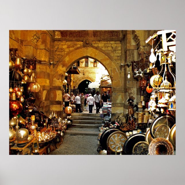 Khan al-khalili-marknad poster (Framsidan)