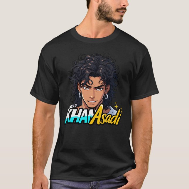Khan Asadi T Shirt (Framsida)