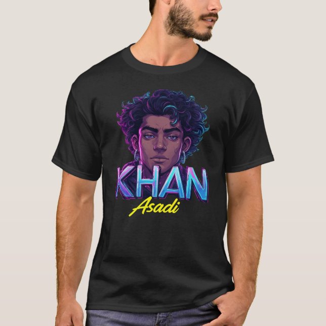 Khan Asadi T Shirt (Framsida)