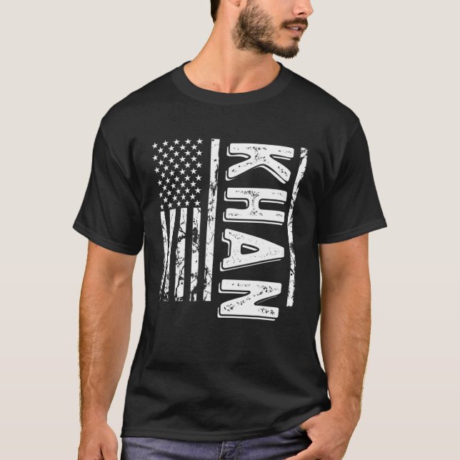 Khan Efternamn Funny Surname Team Khan Family T Sh T Shirt (Framsida)