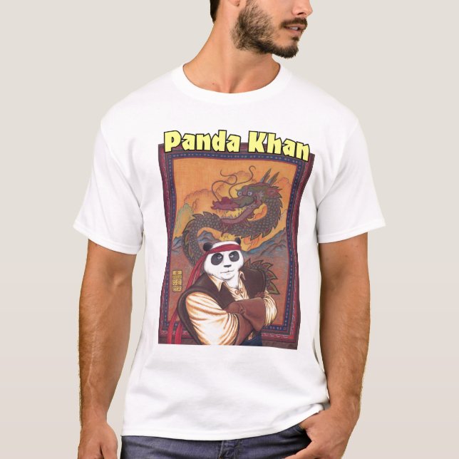 khan sakkunnig för panda (#5) tee shirt (Framsida)