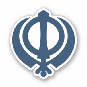 Khanda-symbol (Sikh) Klistermärken