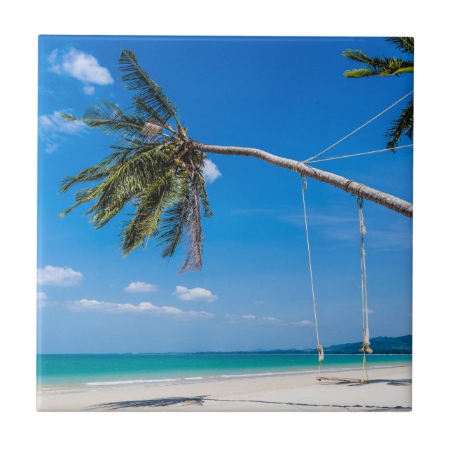 Khao Lak Beach Phuket Thailand-presenten Poster Ji Kakelplatta (Framsidan)