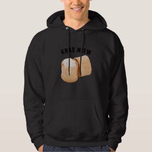 Khao Niew Klistrong Ris Kruka Laos Thailändsk Mat Hoodie