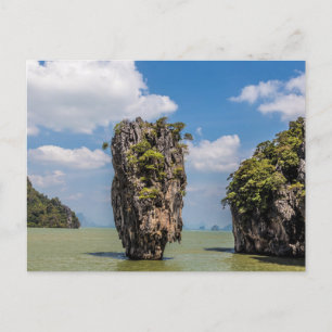 Khao Phing Kan sten ö Phuket i Thailand-gåva Helg Vykort