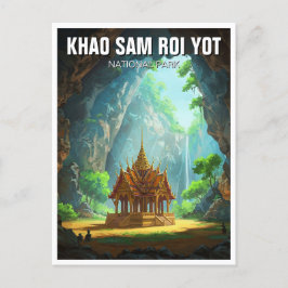 Khao Sam Roi Yot Phraya Nakhon Cave Thailand Vykort