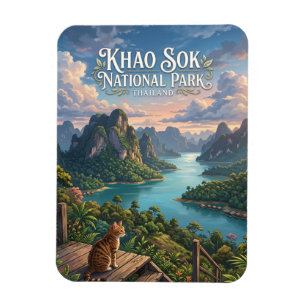 Khao Sok nationalpark Thailand Magnet