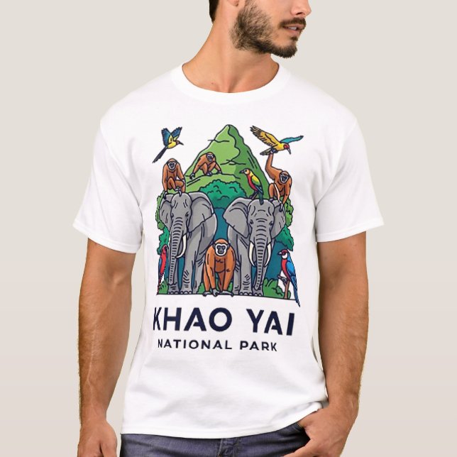 Khao Yai National Park T Shirt (Framsida)
