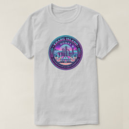 Kharg Island Homes Iran Vaporwave Grå T-Shirt