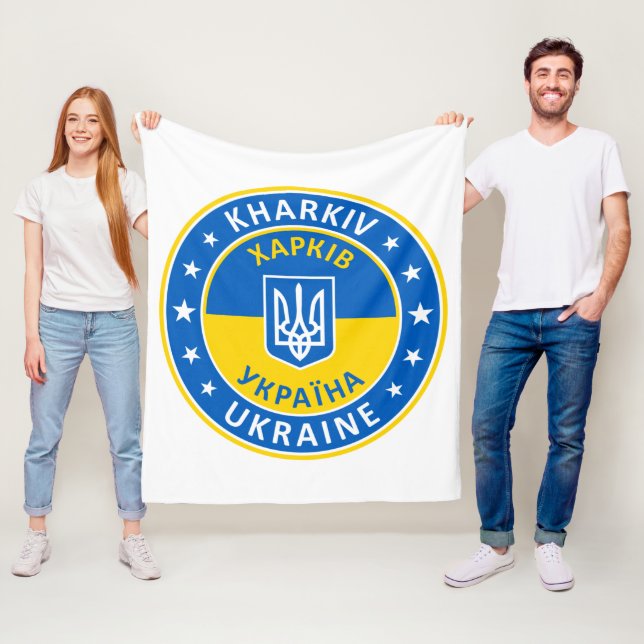 Kharkiv Ukraina Fleecefilt (På plats)