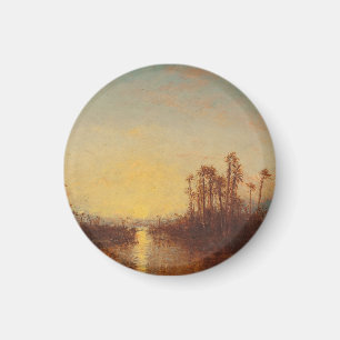 Khartoum, Coucher De Soleil - Félix Ziem Magnet