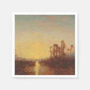 Khartoum, Coucher De Soleil - Félix Ziem Pappersservett