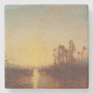 Khartoum, Coucher De Soleil - Félix Ziem Stenunderlägg