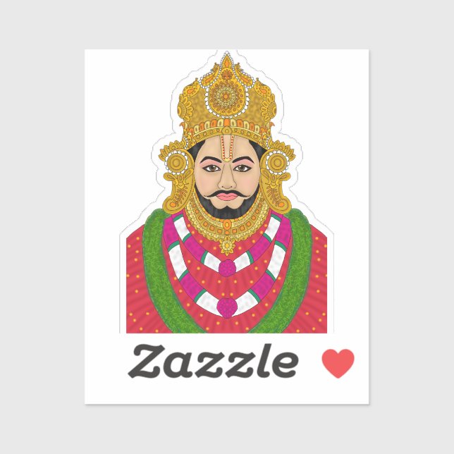 Khatoo Shyam Ji Sticker Klistermärken (Ark)