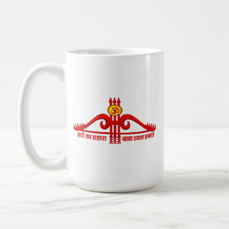 Khatu Shyam Ji Teen Baan Om-design Kaffemugg