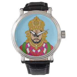 Khatu Shyam Ji väggklocka Armbandsur