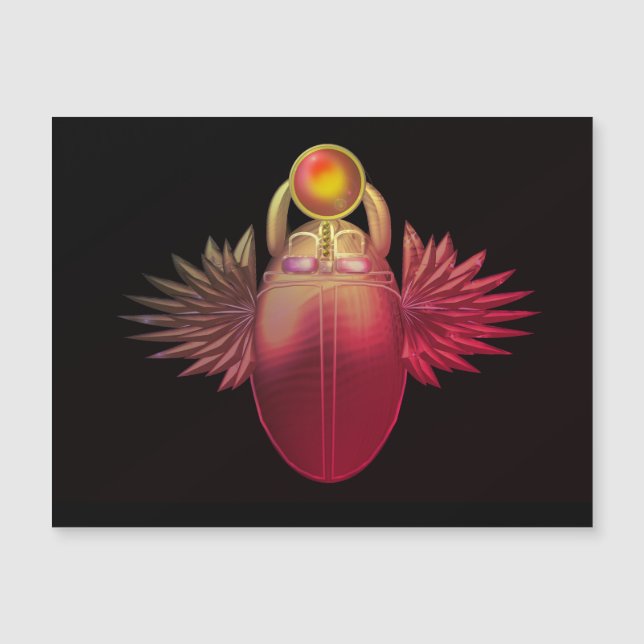 Kherpi Gud för det Stigning Sol, scarabskalan. (Framsida)