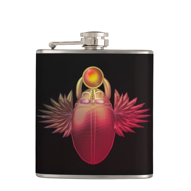 Kherpi Gud för det Stigning Sol, scarabskalan. Fickplunta (Framsidan)